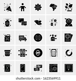 25 Universal Icons Vector illustration