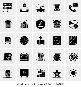 25 Universal Icons Vector illustration