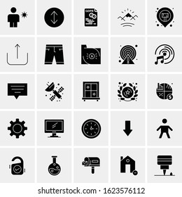 25 Universal Icons Vector illustration