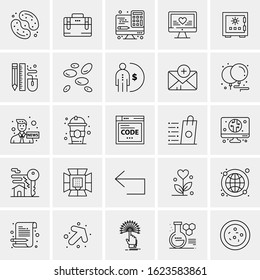 25 Universal Icons Vector illustration