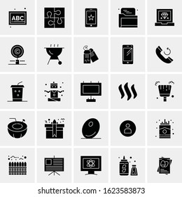 25 Universal Icons Vector illustration