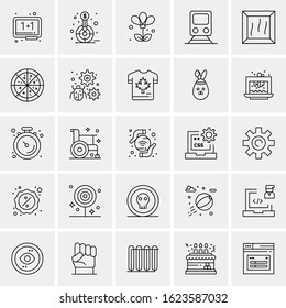 25 Universal Icons Vector illustration