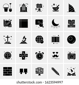 25 Universal Icons Vector illustration