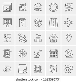 25 Universal Icons Vector illustration