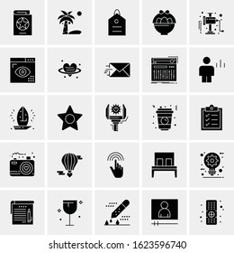 25 Universal Icons Vector illustration