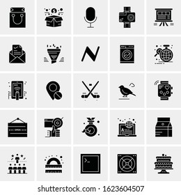 25 Universal Icons Vector illustration