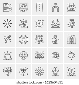 25 Universal Icons Vector illustration