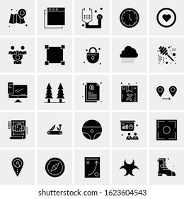 25 Universal Icons Vector illustration