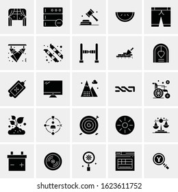 25 Universal Icons Vector illustration