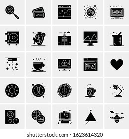 25 Universal Icons Vector illustration