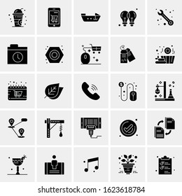 25 Universal Icons Vector illustration