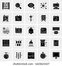 25 Universal Icons Vector illustration