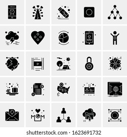 25 Universal Icons Vector illustration