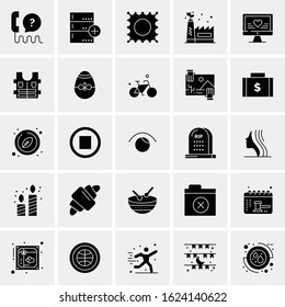 25 Universal Icons Vector illustration