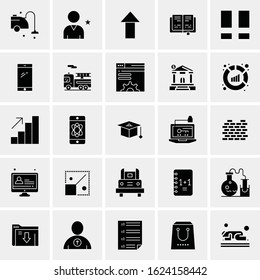 25 Universal Icons Vector illustration