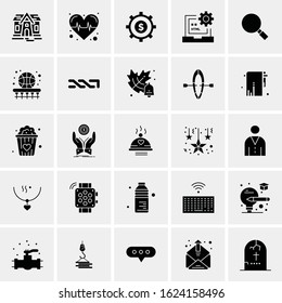 25 Universal Icons Vector illustration