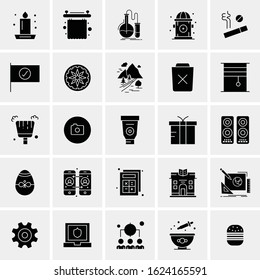 25 Universal Icons Vector illustration