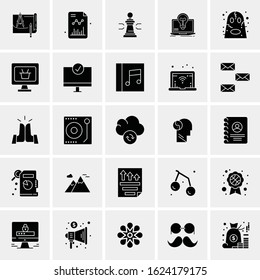 25 Universal Icons Vector illustration