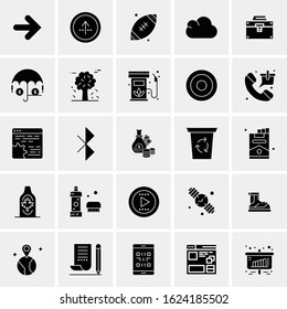 25 Universal Icons Vector illustration