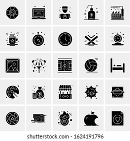 25 Universal Icons Vector illustration