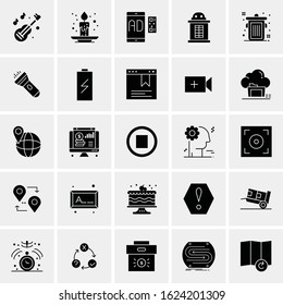 25 Universal Icons Vector illustration