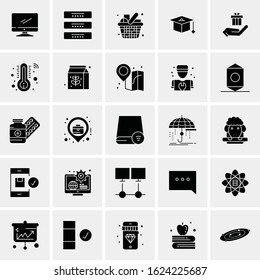 25 Universal Icons Vector illustration