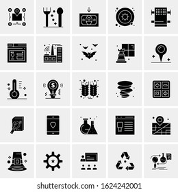 25 Universal Icons Vector illustration