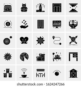 25 Universal Icons Vector illustration