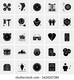 25 Universal Icons Vector illustration