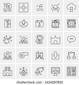 25 Universal Icons Vector illustration