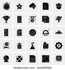 25 Universal Icons Vector illustration