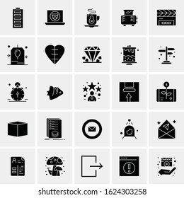 25 Universal Icons Vector illustration