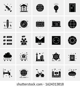 25 Universal Icons Vector illustration