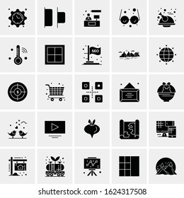 25 Universal Icons Vector illustration