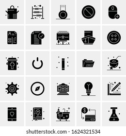 25 Universal Icons Vector illustration