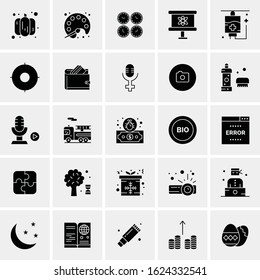 25 Universal Icons Vector illustration