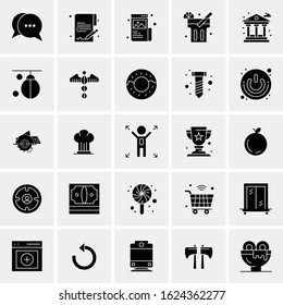 25 Universal Icons Vector illustration
