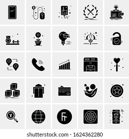 25 Universal Icons Vector illustration