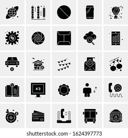 25 Universal Icons Vector illustration