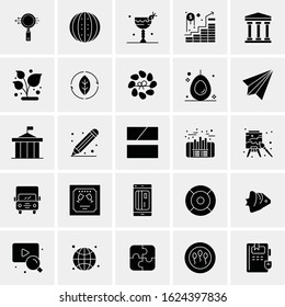 25 Universal Icons Vector illustration