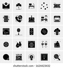 25 Universal Icons Vector illustration Creative Beauitful Icon Illustration to use in Print and Web Related project.