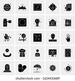 25 Universal Icons Vector illustration