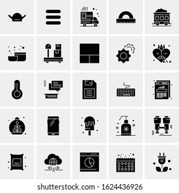 25 Universal Icons Vector illustration. Creative Icon Illustration to use in web and Mobile Related project.