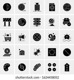 25 Universal Icons Vector illustration. Creative Beauitful Icon Illustration to use in Print and Web Related project.