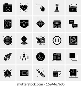 25 Universal Icons Vector illustration. Creative Beauitful Icon Illustration to use in Print and Web Related project.