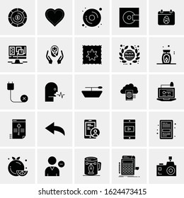 25 Universal Icons Vector illustration. Creative Beauitful Icon Illustration to use in Print and Web Related project.