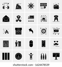 25 Universal Icons Vector illustration. Creative Beauitful Icon Illustration to use in Print and Web Related project.