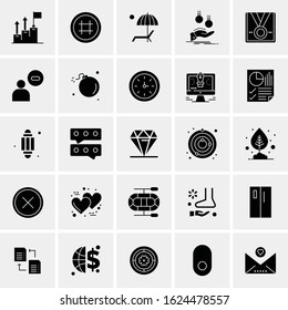 25 Universal Icons Vector illustration