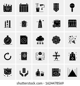 25 Universal Icons Vector illustration. Creative Beauitful Icon Illustration to use in Print and Web Related project.