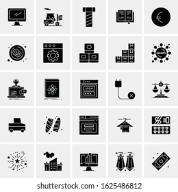 25 Universal Icons Vector illustration
